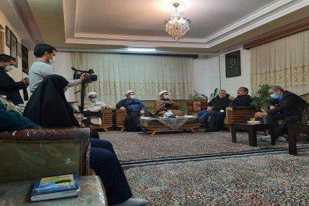 دیدار با خانواده‌های شهید بادپا و شهید مجید سلطانی