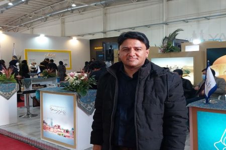 هنرمندان سنتی یزدان آباد در نمایشگاه بین المللی گردشگری تهران