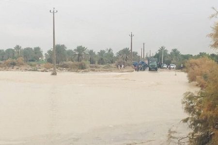 خسارت شدید سیل به مزارع جنوب کرمان