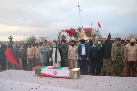 تشییع باشکوه پیکر مطهر شهید گمنام در دیار فاتحان اروند