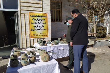 توقیف پنجاه میلیارد ریال اشیاء عتیقه در کرمان