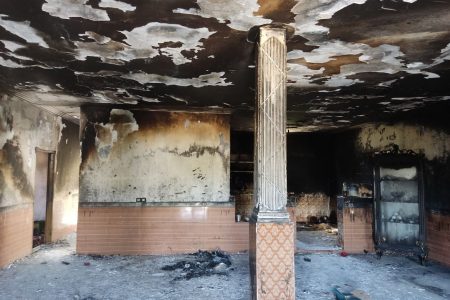 آتش سوزی ساختمان درنَرماشیر