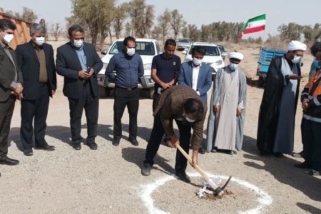احداث راه‌های آسفالت روستایی در ریگان آغاز شد