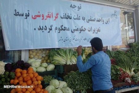 برخورد قاطع با گران فروشی در کرمان