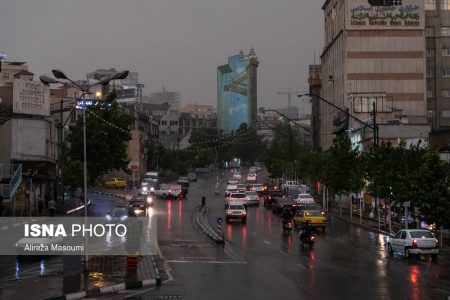 رگبار و رعد و برق در بیشتر نقاط کشور