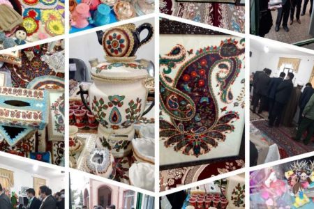 بازارچه و نمایشگاه سوغات و صنایع دستی بانوان شهرستان در محل سالن اجتماعات جهاد کشاورزی افتتاح گردید