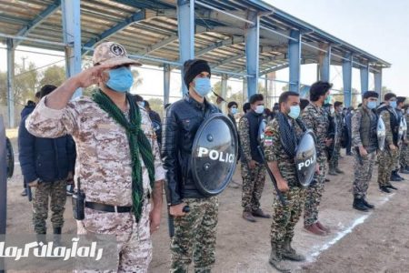 صبحگاه مشترک بمناسبت دهه مبارک فجر در ریگان