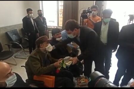 فیلم/ دیدار استاندار کرمان با جانبازان ضایعه نخاعی