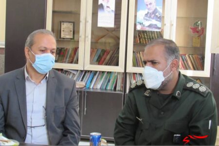 دیدار مسئولین انتظامی و قضایی با فرمانده سپاه عنبرآباد