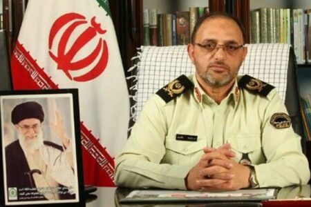 قدردانی فرمانده انتظامی استان کرمان از مردم جهت چهارشنبه‌سوری امن و ایمن ۱۴۰۰