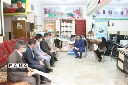 بازدید  از مدارس محل اسکان میهمانان نوروزی