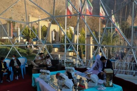 آغاز زندگی مشترک از مزار شهید سلیمانی