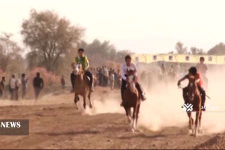 اولین دوره مسابقات کورس قهرمانی اسبدوانی در عنبرآباد