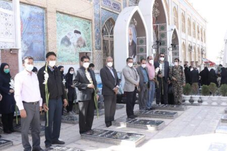 تجدید میثاق پرسنل بهزیستی استان کرمان با آرمانهای شهدا