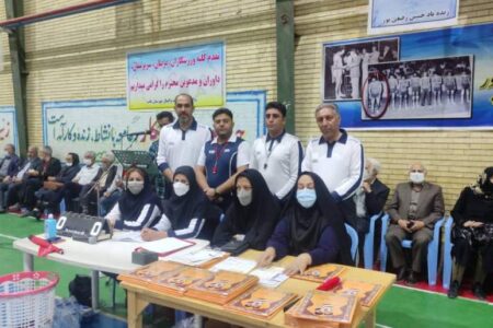 قهرمانی تیم والیبال بام کویر بافت