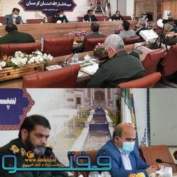 دیدار مسئولین و مدیران کرمان با فرمانده سپاه ثارالله به مناسبت روز پاسدار