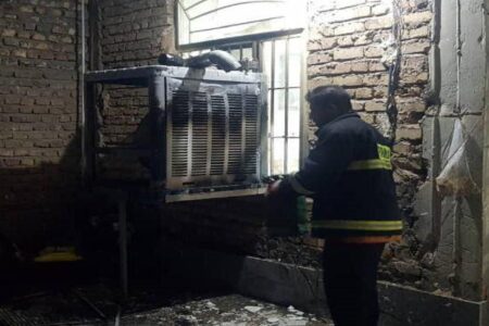 جلوگیری از فاجعه‌ بزرگ بامهار آتش سوزی منزل درکرمان