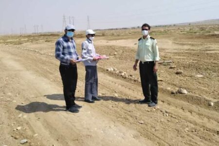 افزون بر ۴۳ هکتار اراضی ملی شهرستان رودبارجنوب رفع تصرف شد