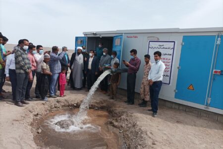 مجتمع آبرسانی به هفت روستای ریگان به بهره‌برداری رسید