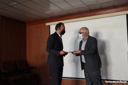 مراسم تودیع و معارفه رئیس مرکز آموزشی و درمانی افضلی پور برگزار شد
