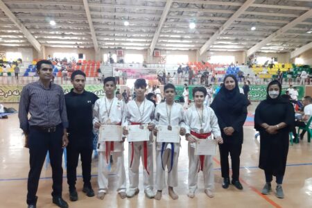 مسابقات کاراته قهرمانی استان کرمان برگزار شد