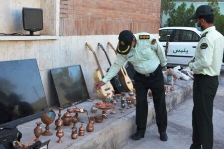 سارقان فراری پاساژ فرشته بم دستگیر شدند