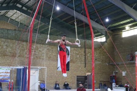 مهدی احمد کهنى نفر اول تیم ملی ژیمناستیک