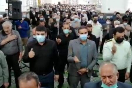 عزاداری نمازگزاران بردسیری در سوگ امیرمومنان(ع)