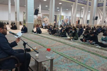مراسم احیای شب ۲۳ ماه مبارک رمضان در رابر