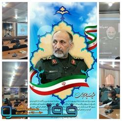 نخستین سالگرد شهادت سردار سید محمد حجازی در جیرفت برگزار شد