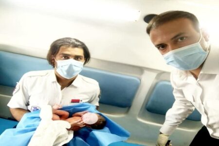 نوزاد عجول به بیمارستان نرسید