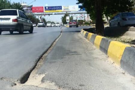 شکایت یک شهروند از شهرداری کرمان/وقتی آسفالت کَنده و رها می‌شود