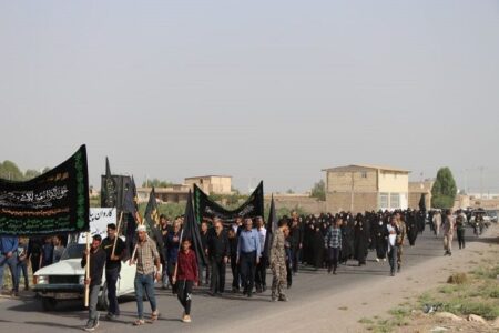 رفسنجان طولانی ترین مسیر کاروان پیاده روی صادقیه در کشور را اجرا کرد