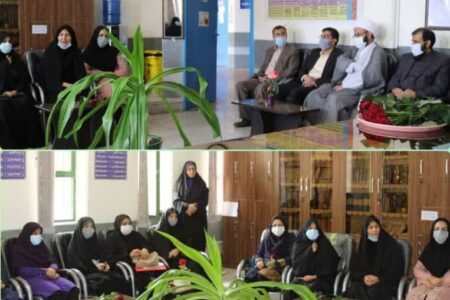 حضور سرزده امام جمعه وفرماندارزرند با فرهنگیان زرند