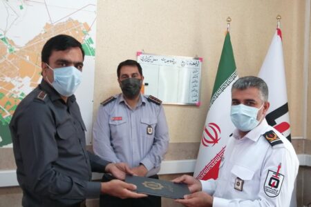 رئیس ایستگاه شماره ۵سازمان آتش نشانی معرفی شد