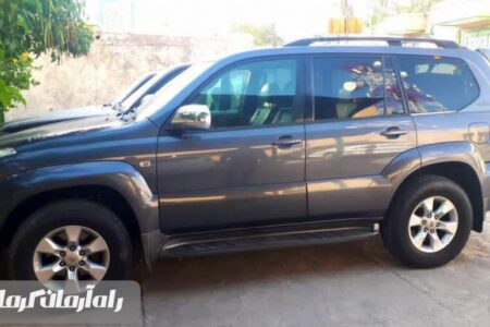 خودروی لوکس قاچاق در شهرستان جیرفت توقیف شد