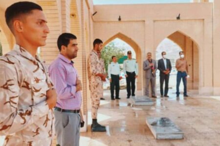 آیین غبار روبی گلزار شهدا در سوم خرداد شهرستان گلباف برگزار شد