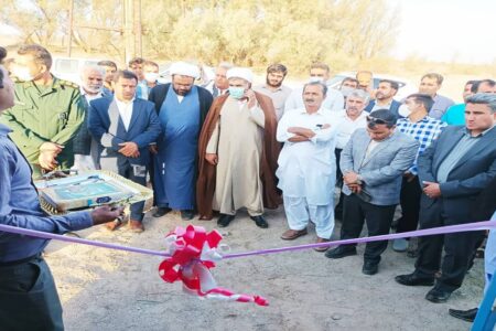 افتتاح چند طرح در ریگان