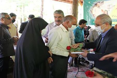 حضور ۲۳ جانباز روشندل در کرمان