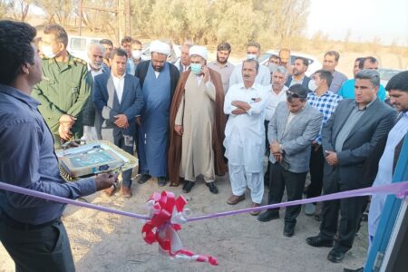 چهار طرح عمرانی و خدماتی در ریگان افتتاح و کلنگ‌زنی شد