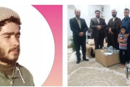 دیدار با خانواده شهید سید مهدی مصطفوی در زرند برگزار گردید