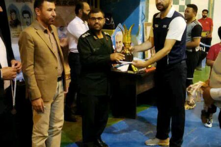 برگزاری مسابقات والیبال یادواره شهدای در بافت