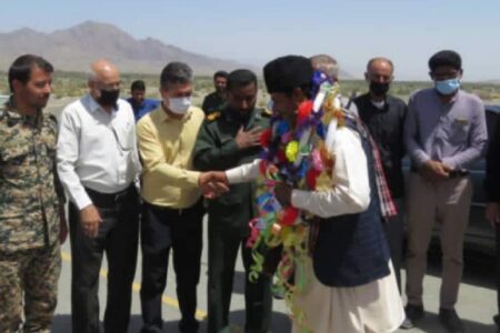 استقبال گرم کهنوجی ها از  راه یافته به تیم ملی تیراندازی/ تجلیل از محمد سرحدی در زادگاهش