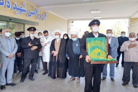 حضور خادمان رضوی در بیمارستان بردسیر