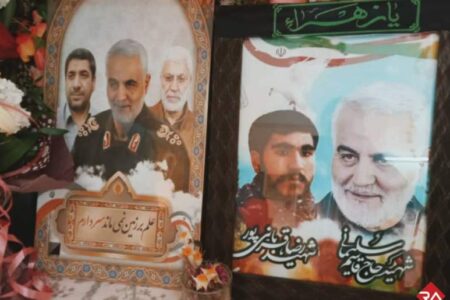 دیدار خادمین  امام رضا(ع) با خانواده شهدا در شهرستان راین