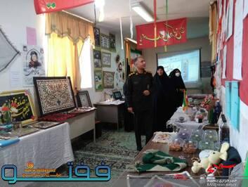 سرکشی فرمانده ناحیه حضرت امیراز نمایشگاه طرح اسوه بخش گلباف
