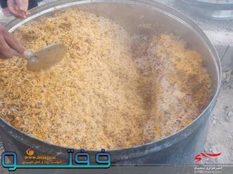 توزیع ۳۰۰ پرس غذا گرم توسط گروه جهادی در بخش گلباف