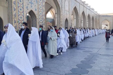 زوج‌های کرمانی به مشهدمقدس اعزام شدند