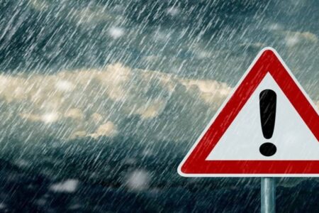 هشدار سطح قرمز هواشناسی