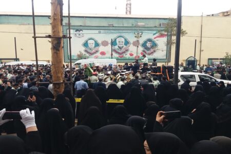 تشییع شهید برزگر در کرمان